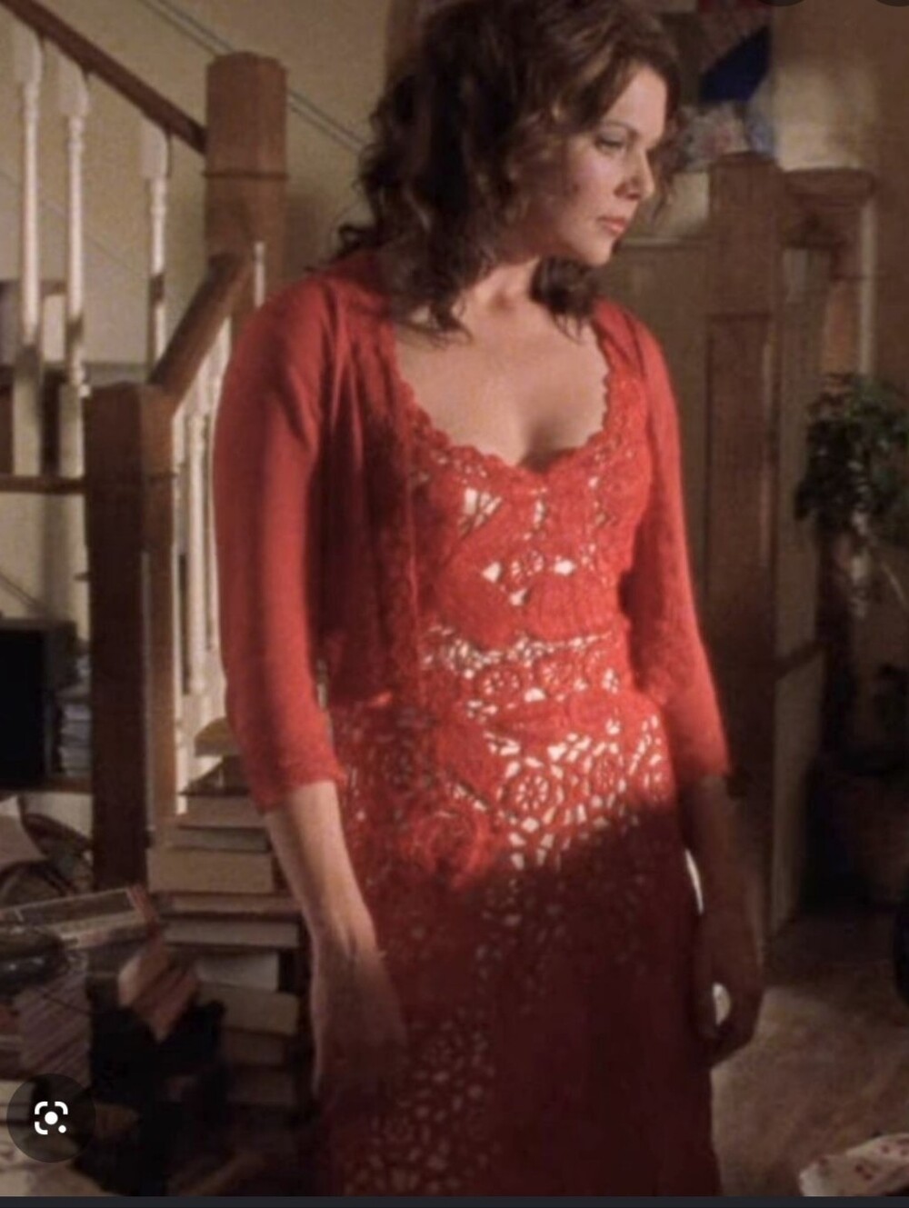 Rare Tracy Reese Gilmore Girls Lorelai Crochet Dress Size 6 - Picture 2 of 14